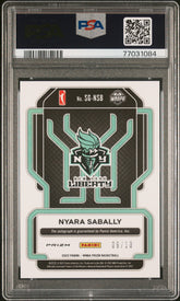 2022 Panini Prizm WNBA Signatures Nyara Sabally #9/10 Rookie Auto Gold PSA 9